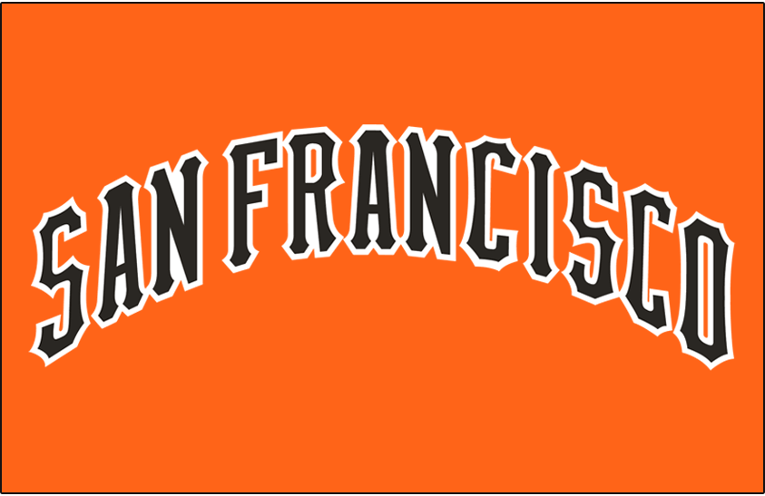 San Francisco Giants 1977 Jersey Logo fabric transfer